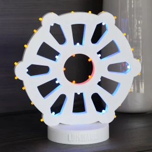 Lampada Rosone Medio – Ispirazione barocca in luce 3D