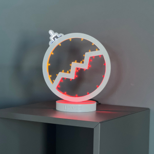 Lampada Palla Natalizia – Magia delle Feste in 3D