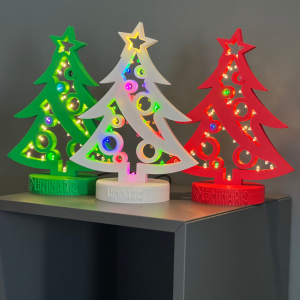 Lampada Albero di Natale – Decorazione Natalizia in 3D